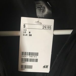 H&M shirt dress with waist tie